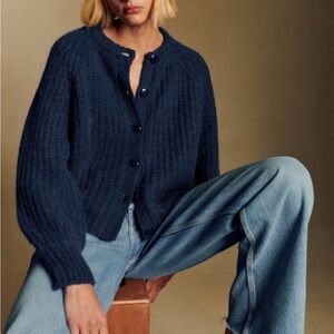 Sezane Emile Cardigan Navy - Size L